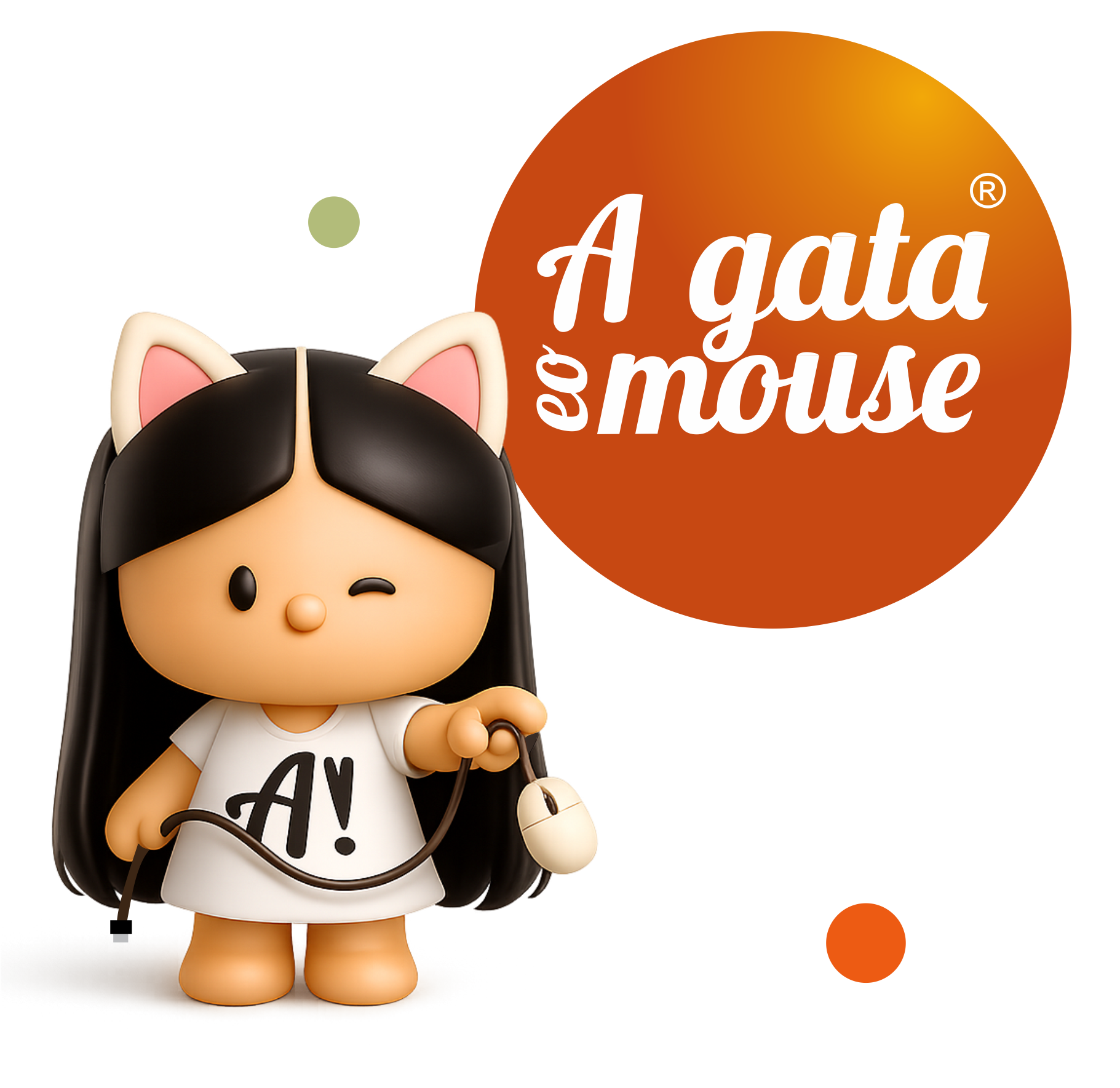 A Gata e o Mouse Design